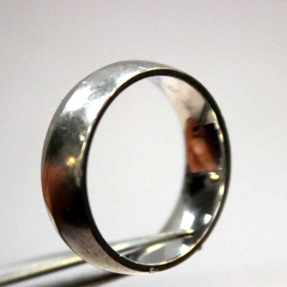 Real Silver 925 Sterling Wedding Band
